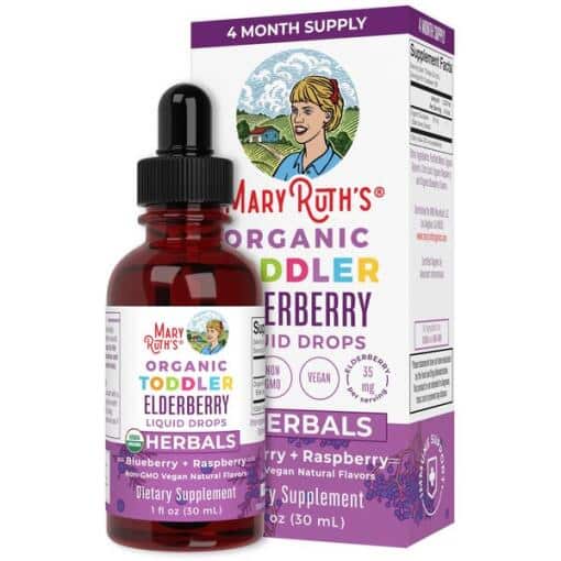Organic Toddler Elderberry Liquid Drops