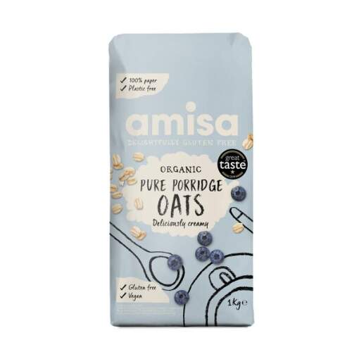 Amisa Pure Porridge Oats - 1000g