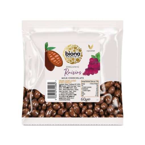 Milk Chocolate Coated Raisins - 60g