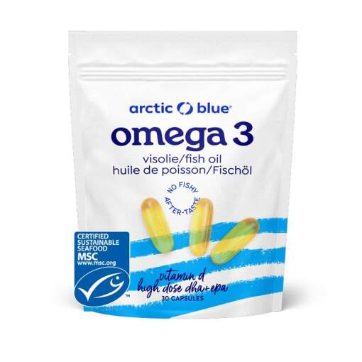 Fish Oil High Dose DHA + EPA with Vitamin D - 30 caps