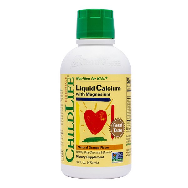 Flydende Calcium med Magnesium, Naturlig Appelsinsmag - 473 ml