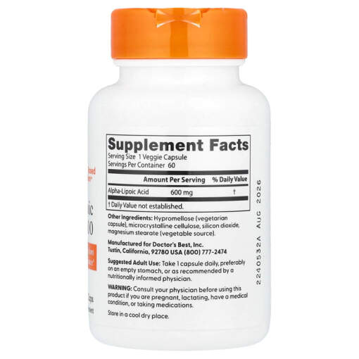 600mg - 60 kapsler