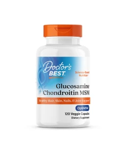 Doctor's Best - Glucosamin Chondroitin MSM med OptiMSM - 120 kapsler