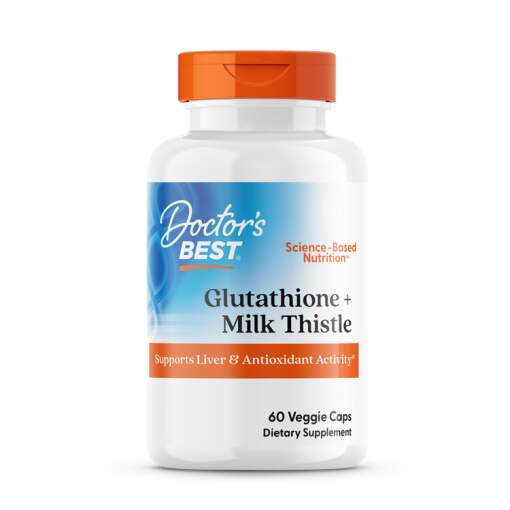 Doctor's Best - Glutathion + Mælkebøtte - 60 kapsler