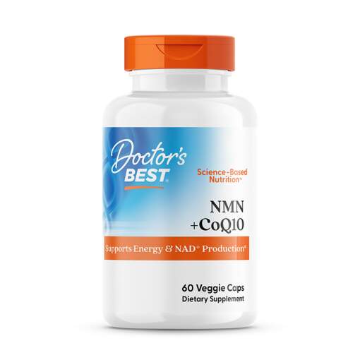 Doctor's Best - NMN + CoQ10 - 60 kapsler