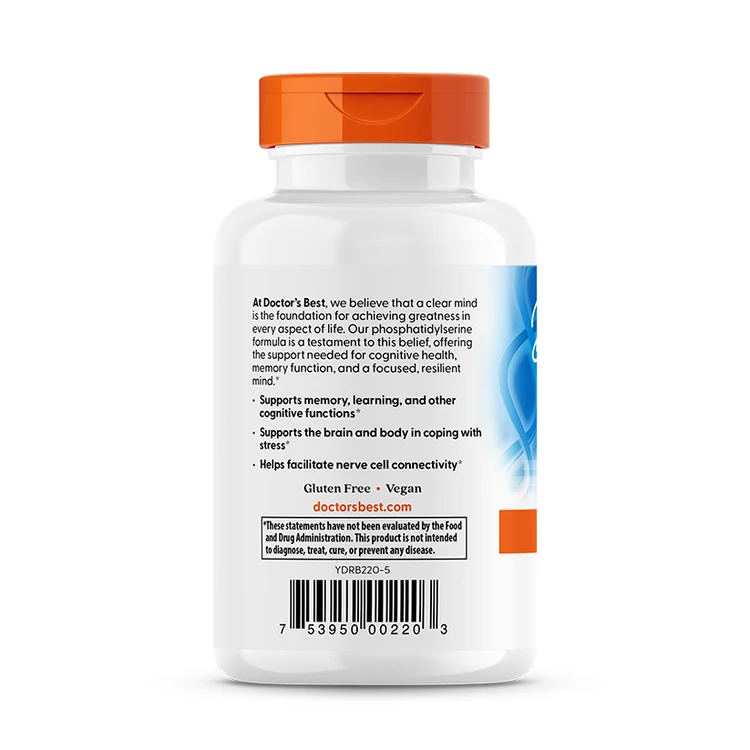 Phosphatidylserine Serine med SerinAid, 100mg - 120 vcaps - Billede 3