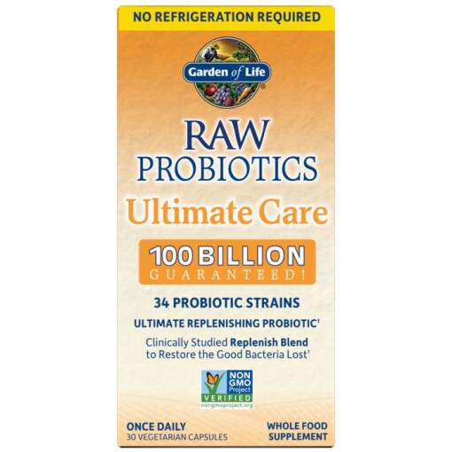Garden of Life - Raw Probiotics Ultimate Care - 30 kapsler