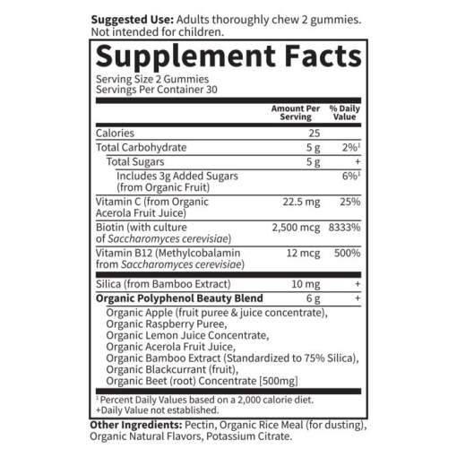 Hindbær - 60 frugttyggevitaminer