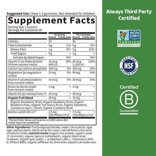 Hindbær - 60 gummies