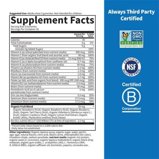 Citronbær - 90 gummies