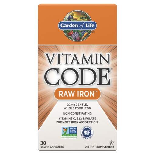 Have af Livet - Vitamin Code Rå Jern - 30 veganske kapsler