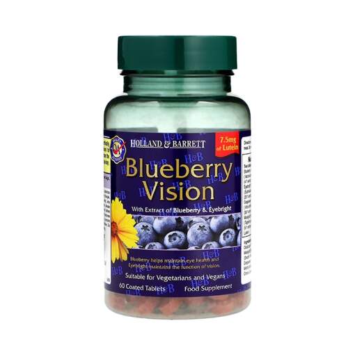 Holland & Barrett - Blåbær Vision - 60 tabletter