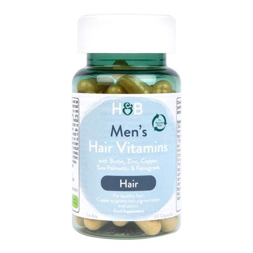 Holland & Barrett - Mænds Hår Vitaminer - 60 kapsler