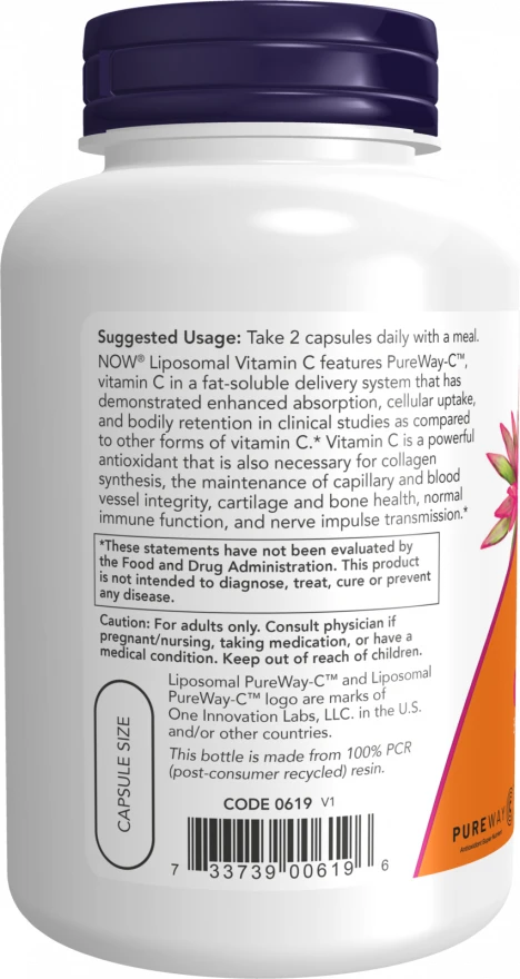 Liposomal C-vitamin - 120 kapsler - Billede 2