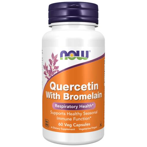 NOW Foods - Quercetin med Bromelain - 240 kapsler