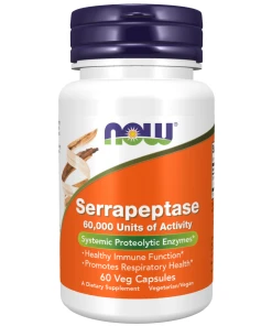 NOW Foods - Serrapeptase - 60 vcaps