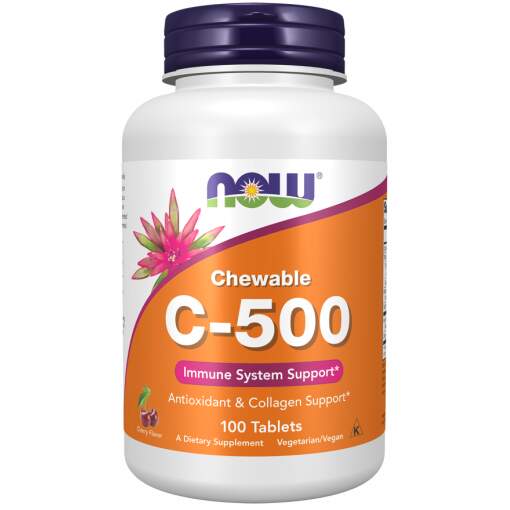 NOW Foods - Vitamin C-500 Tyggetabletter