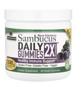 Nature's Answer - Sambucus Daily Gummies 2X Strength