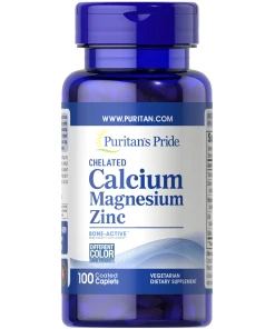 Puritan's Pride - Calcium Magnesium Zink - 100 tabletter