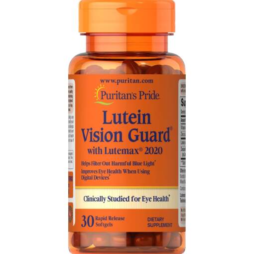 Puritan's Pride - Lutein Vision Guard - 30 bløde geléer