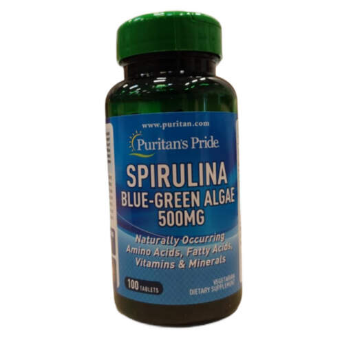 Puritan's Pride - Spirulina Blågrøn Alge