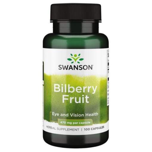 SWANSON Blåbær Frugt 470mg 100 kapsler