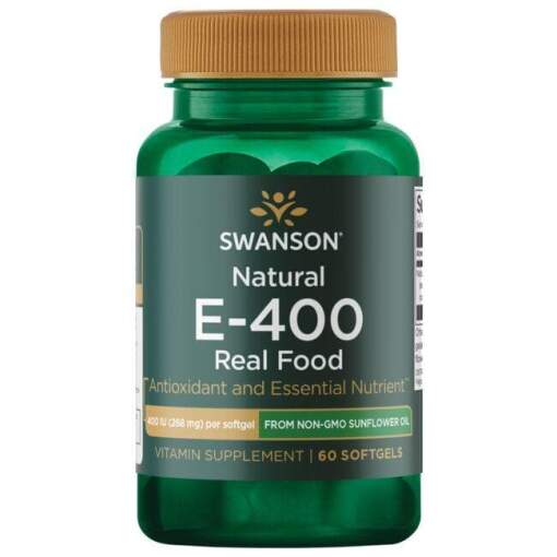 SWANSON E-vitamin naturlig 400IU fra olie