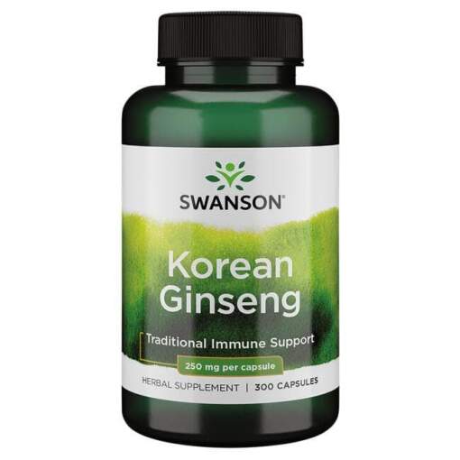 SWANSON Ginseng - ¯eñ-Szeñ 250mg 300 kapsler