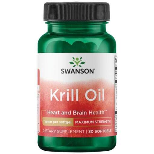SWANSON Krillolie - maksimal styrke 1000mg