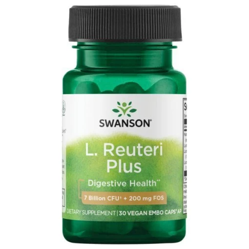 SWANSON L.Reuteri 30 EMBOcaps kan oversættes til dansk som: SWANSON L.Reuteri 30 EMBOkapsler