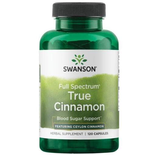 Swanson - Ægte kanel Full Spectrum - 120 kapsler