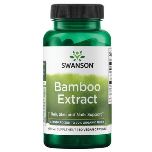 Swanson - Bambus Ekstrakt - 60 kapsler