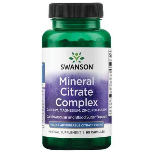 Swanson - Mineral Citratkompleks - 60 kapsler