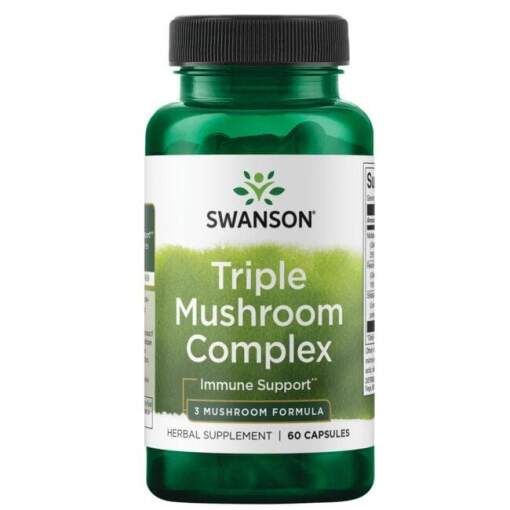 Swanson - Trippel Svampe Standardiseret Kompleks - 60 kapsler