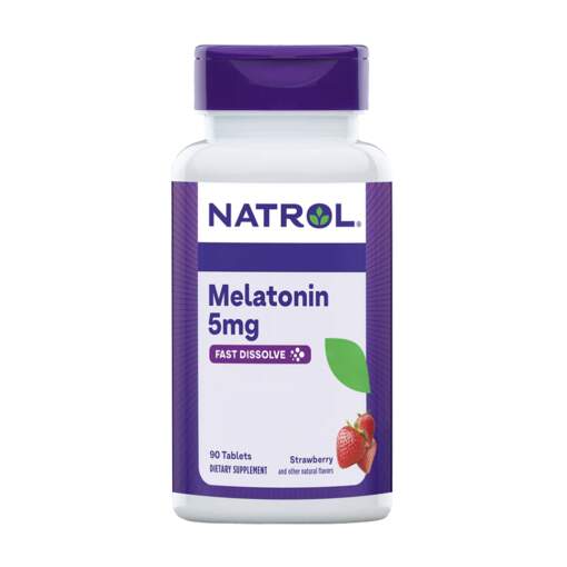 Melatonin Fast Dissolve Strawberry 5 mg