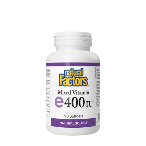 Natural Factors Mixed Vitamin E Natural Source 400 IU  (90 Softgels)
