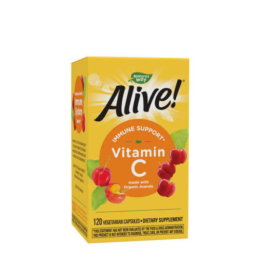 Nature's Way - Alive!® Fruit Source Vitamin C (120 Capsules)