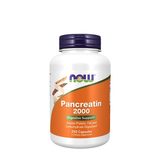Now Foods - Pancreatin 2000 - Digestive Support (250 Capsules)