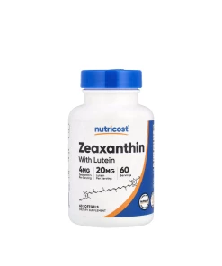 Nutricost - Zeaxanthin (with Lutein)  (60 Softgels)
