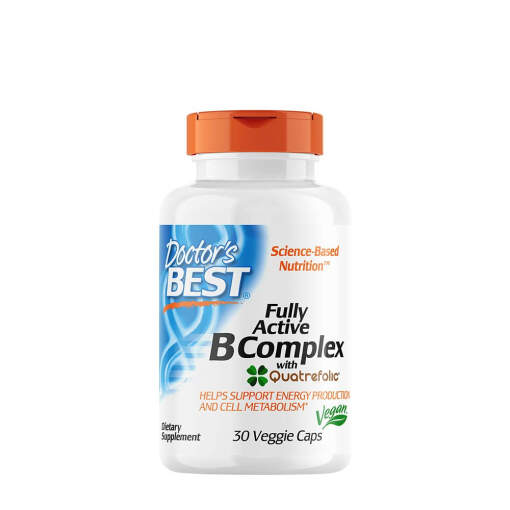 Fully Active B-Complex with Quatrefolic - 30 vcaps