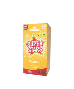 Natures Aid Super Stars Vitamin C - Cherry Flavor (60 Chewable Tablets)
