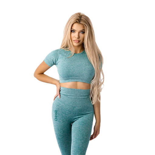 Ostrovit Seamless Short-Sleeve Crop Top (XS