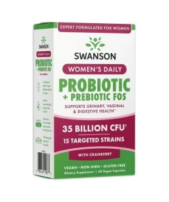 SWANSON Women's Daily Probiotic + Prebiotic 60vcap