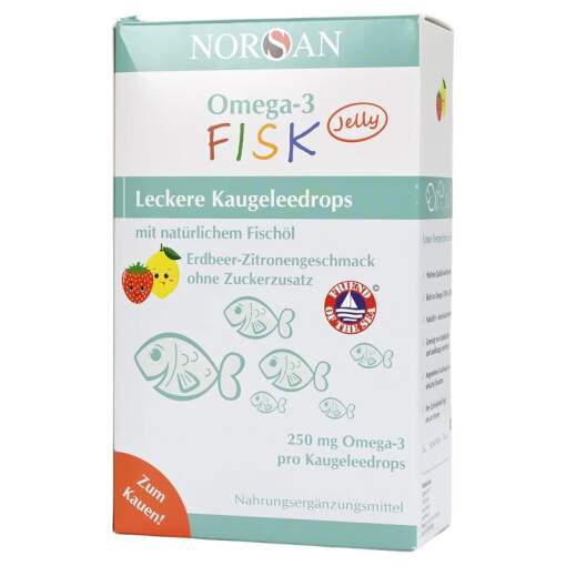 NORSAN Omega-3 Fisk Jelly (45 gummies)