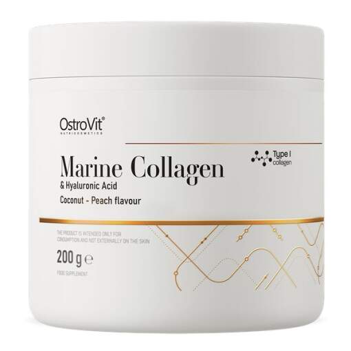 OSTROVIT Marine Collagen & Hyaluronic Acid coconut & peach (200 g )