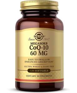 SOLGAR Megasorb CoQ-10 60 mg (120 sgels)
