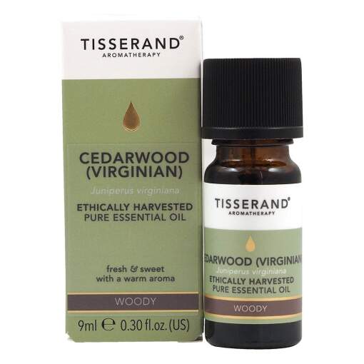 TISSERAND AROMATHERAPY Cedarwood (Virginian) Juniperus Virginiana Ethically Harvested (9 ml / 0