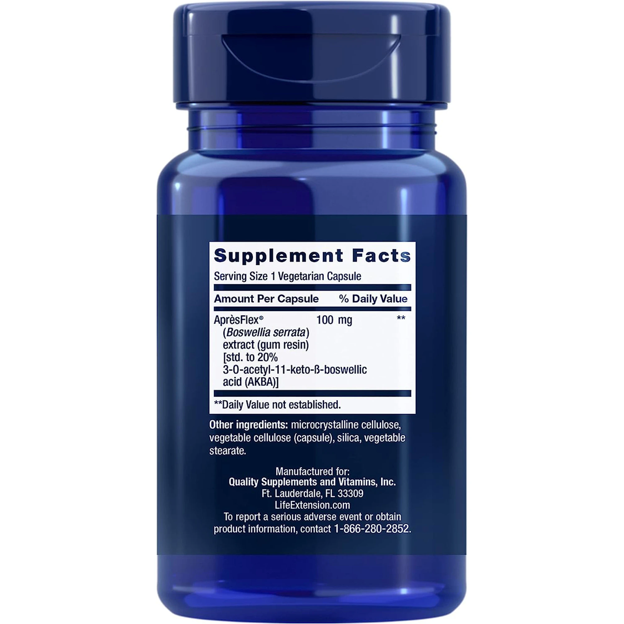 5-LOX Inhibitor med ApresFlex, 100mg - 60 kapsler - Billede 5