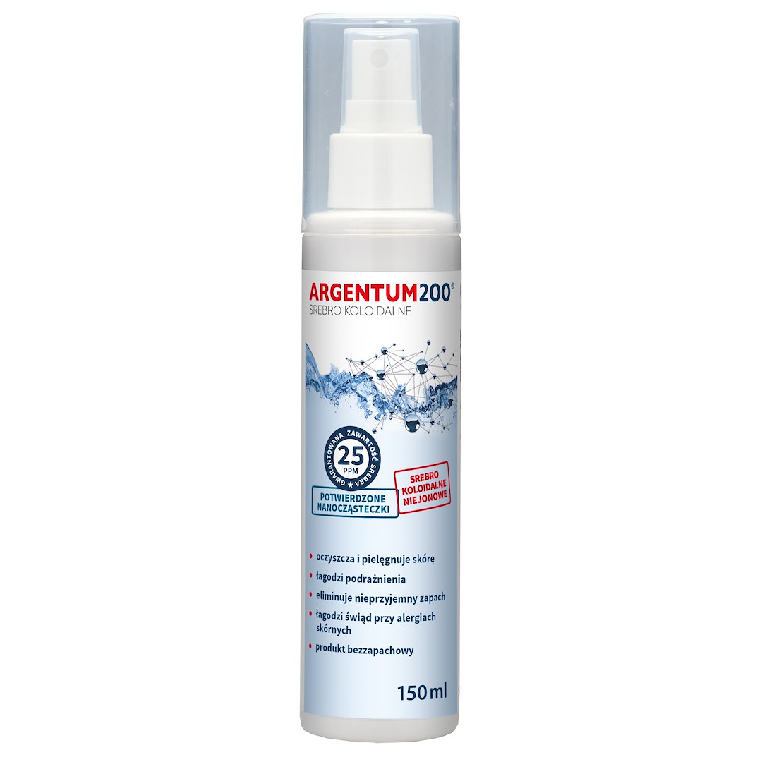 Aura Herbals - Argentum200 Kolloidalt Sølv 25 ppm, Aerosol 150 ml