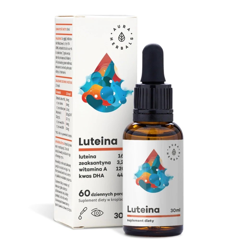 AURA HERBALS Lutein + Vitamin A + DHA + Zeaxanthin (30 ml / 1 fl. oz.)
